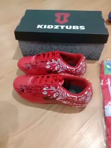 KIDZTUBS Sepatu Bola Anak Paket Komplit Sepatu Bola Tas Skin Deker Kaos Kaki Usia 6-10 Tahun Size 28 29 30 31 32 33 34 35 36 37 KDZ1444123024