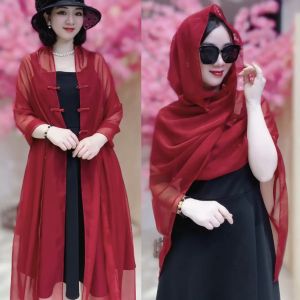 Pure สี 70x250 ซม.ผ้าพันคอผ้าไหมผ้าคลุมไหล่ Multi-Function น้ําหนักเบาฤดูร้อนฤดูใบไม้ผลิฤดูใบไม้ร่วงสําหรับเยาวชนหญิงลมจีนสไตล์