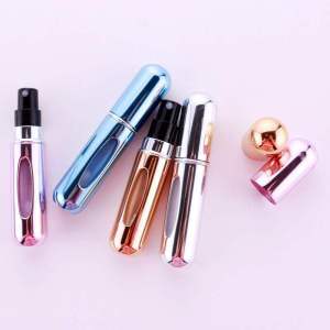 YHOME Botol Parfum Aluminium Isi Ulang Kosmetik Mini Sub-pembotolan Parfum Roll-Up Botol Y232