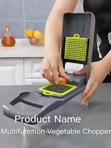 7 in 1 Vegetable Slicer Professional Mandolin Slicer Julienne Cutter Chopper Fruit Vegetable Peelers Onion Chopper Veggie