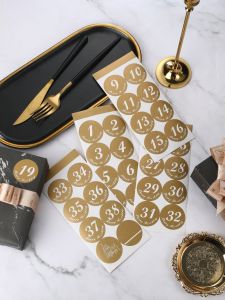 Nhãn Dán Sinh Nhật Sáng Tạo Thiết Kế Gốc 1-38 Tuổi Hạnh Phúc Trang Trí Nhãn Dán Kín Nhãn Dán Trang Trí Văn Phòng Phẩm