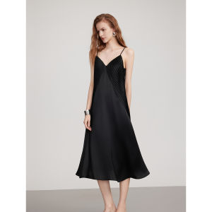 Elle | French Style Acetate Waist-slimming A-line Dress