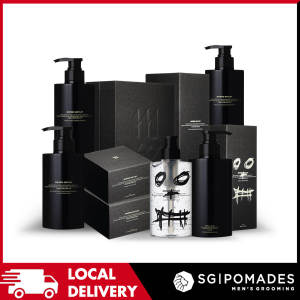 Morris Motley - Shine Balm/Matte Styling Balm/Crème Shampoo/AntiDandruff Shampoo/Crème BodyWash/Exfo BodyWash/Black Yuzu-SGPOMADES