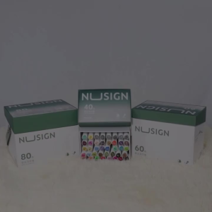 Deli ปากกาไฮไลท์ 2 หัว ปากกาเมจิก ปากกามาร์คเกอร์ 40 สี 60 สี 80 สี สีสวยเรียบเนียน Marker