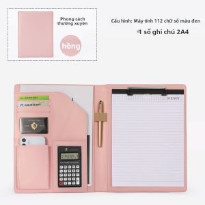 Bộ Lưu Trữ Tài Liệu A4 Đa Chức Năng Da Chuyên Nghiệp Quản Lý Tài Liệu Có Khóa Bộ Lưu Trữ Tài Liệu PVC A4 Bộ Lưu Trữ Tài Liệu