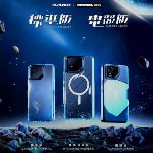 Taiwanese DEVILCASE Full Cover Gaming Edition Phone Case for Asus Rog9/9Pro Transparent Shockproof Shell with Original Cool Fan Protection