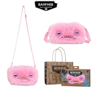 Túi Đeo Chéo Mềm Mại Thế Hệ Fuggler Bagger Thiết Kế Răng Quái Vật Xấu Xí Dễ Thương Thú Nhồi Bông Ngộ Nghĩnh Dành Cho Trẻ Em Quà Sinh Nhật