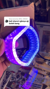 SHROUD RGB Kristal 5D LED Lampu Premium 210 Mode APP BLUETOOTH 2.5 inch SHOURD SROUD RGB