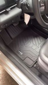 Sàn NHỰA 5D xe Hyundai Tucson 2022 -2025- Thảm nhựa TPE đúc khuyên khối cao cấp dễ vệ sinh lau rửa