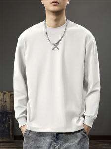 JIANMUJI | Trendy Double-faced Duvlon Heavy-duty Long Sleeve T-Shirt 260g