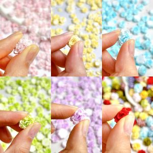 30 Món Trang Trí Móng Tay Phát Quang Màu Dopamine Hình Lá Bướm Hoa Sen Hoa Mẫu Đơn Trong Suốt Hoa Mềm Làm Trang Trí Móng Tay Tự Làm