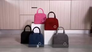 Tas Bento Kantong Wadah Tas Penyimpanan Makanan Aluminium Foil Lunch Box