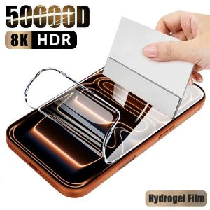 Full Coverage Soft Hydrogel Film Screen Protector For iPhone 17 Pro Max 17 Air 16 Pro Max 15 14 13 12 11 Pro Max 13 Mini X XR XS Max SE 2020 8 7 6 6s 16 Plus Not Tempered Glass