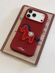 YINIMAO | New Year Style Genuine Leather Female Ins Style Shockproof iPhone Case