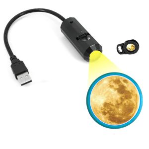Máy Chiếu Ánh Sáng Mặt Trăng Mini USB LED Star Galaxy Night Light 5 Màu Thay Đổi Trang Trí Tường Cho Phòng Ngủ Chiếu Sáng Không Khí Tại Nhà