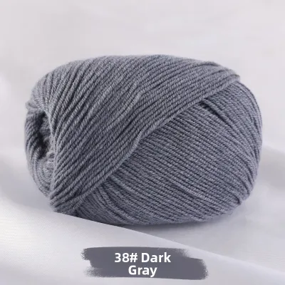 3 Strand Combed Milk Cotton Yarn For DIY Knitting