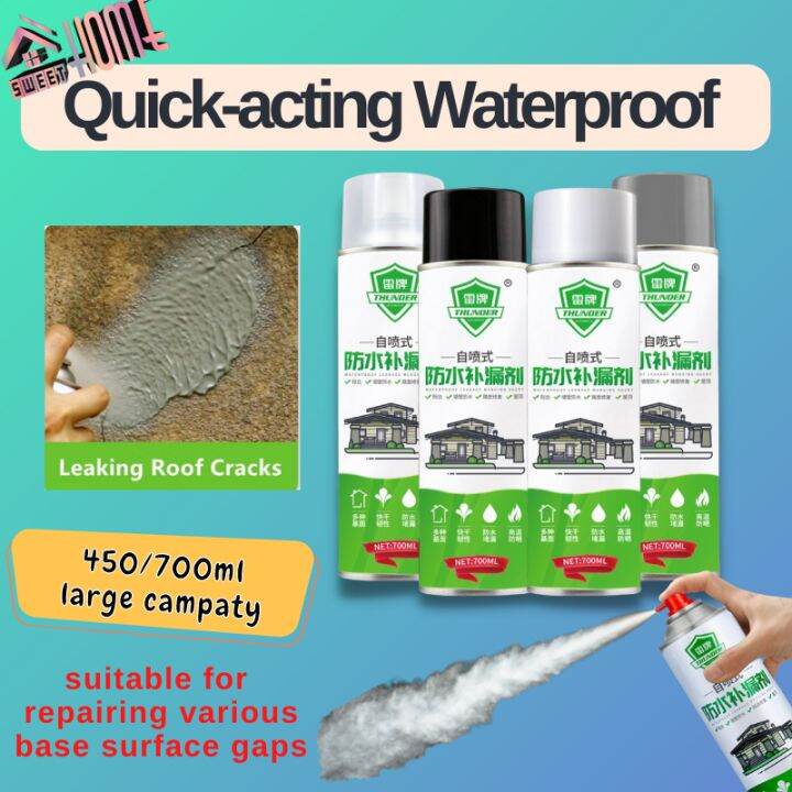 700ml /450ml Waterproof Leak Repair Roof Spray sealant Wall ...