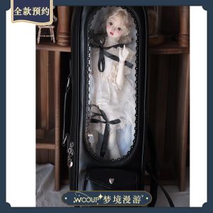 Wooup Original Thiết Kế Dreamwalking Bjd Quartette Doll Bag Cotton Vải Bông Túi Búp Bê Để Sử Dụng Ngoài Trời Dễ Thương Túi Đeo Vai Dành Cho Người Hâm Mộ Anime