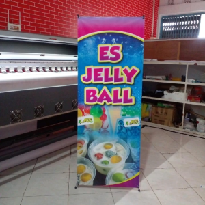 X-BANNER 160 CM X 60 CM | STANDING BANNER | BANNER BERDIRI