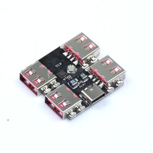 Aideepen | XL334P4 USB2.0 4-port Controller Expansion Module USB 2.0 to 4 Channel Way Splitter USB-HUB Type-C Extender Board 40MB/S