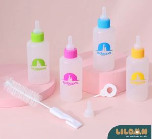 [Rẻ vô địch] TAOTAOPETS Bình Ti Sữa (150ml) Nhựa An Toàn Cho Chó Mèo Con Sơ Sinh (Tặng Kèm Chổi Cọ Bình)