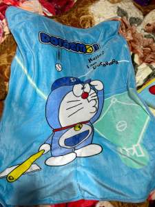 Mền lông tuyết mịn  (đi họcđi du lịch)( màu sắc nt riêng shop)