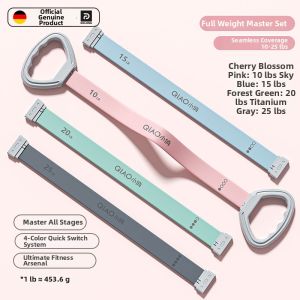 REXUELONG | Shoulder and Back Exerciser for Yoga Stretching Adjustable Elastic Band