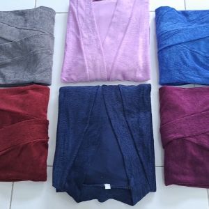 Kimono Handuk Dewasa Jumbo Polos