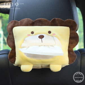 Creative Multi-Functional Hanging Paper Towel Holder Plush Car Storage Organizer PD.Network JOJOS L