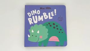 Dino Rumble Pop Up Board Book With Dinosaurs Pop Up Pages (Hardcover) For Kids
