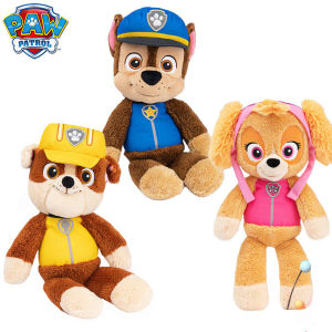 Paw Patrol | Genuine PAW Patrol Official Chase Skye Marshall Rubble Take Along Buddy Plush Toy Premium Stuffed Animal 13” 30cm Children Gift