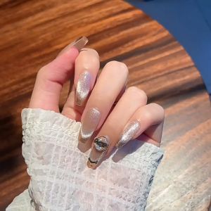 10pcs Artificial Matte nail fake Handmade nails sticker press on nails short fake nails