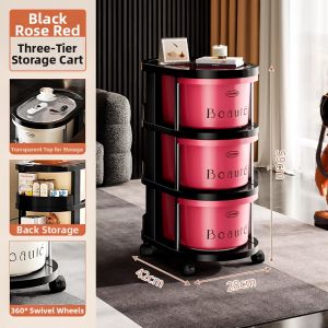 High Appeal Multi-tier Mobile Storage Rack