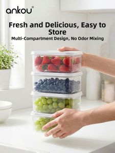 Ankou | Transparent Visibility Lock Freshness Sealed Food Storage Box