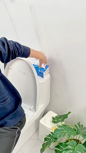 Waterproof Toilet Paper Holder With Storage Wall Mounted Adhesive Tissue Storage Box With Shelf For Bathroom