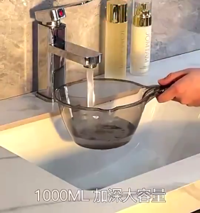 Transparent Clear Tabo Water Dipper Tabo and Timba Aesthetic Scooper Bathroom Toilet Bucket