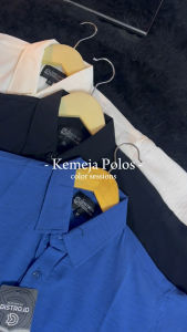 AZ ZIKRA Kemeja Pria Lengan Pendek Polos Bahan Rayon Crinkle Size M-XL AZ03