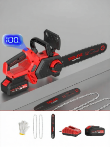 DELIXI Electric | Charging Lithium Battery Household Small Handheld Electric Chainsaw Large Capacity