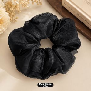 JIUDUOLAN | Phụ Kiện Tóc Scrunchie Cao Su Không Trượt Kích Thước Lớn