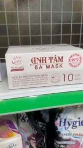 Khẩu trang 6A Anh Tâm (1 hộp: 50 cái / 100 cái)