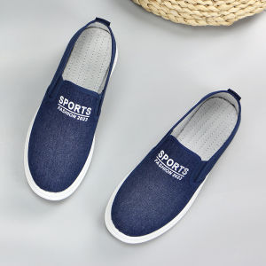 Fashionable Casual Denim Slip-On Womens Shoes Spring New Old Beijing Cloth Shoes Lazy Person All-Match Slip-Over Board Shoes