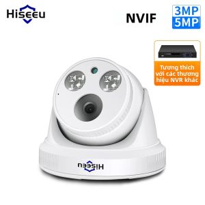 Hiseeu 5MP H.265+ POE IP Camera Dome CCTV Với Tính Năng Phát Hiện Chuyển Động Giám Sát An Ninh Gia Đình Trong Nhà Ống Kính Trắng 36mm Tương Thích ONVIF