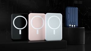 SG [READY STOCK] 20000mAh PD 22.5W Magnetic Mini Power Bank Fast Charging Wireless Powerbank With 3 Cable Ultrathin Portable Small Powerbank