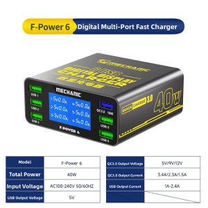 MECHANIC | Smart Display Multi-Port Fast Charger