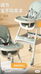 🇲🇾READY STOCK🇲🇾 Foldable Baby Kid ✅ Tray ✅ 2 Level Height ✅ Basket Storage Kid Dining Chair Kerusi Makan Bayi 多功能紧凑型婴儿座椅