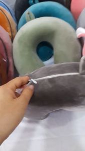 Gối kê cổ cao su non êm mềm chông mỏi cổ có bịt mắt thuân tiện dân văn phòng đi du lịch