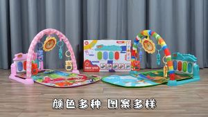 ขายร้อนข้ามพรมแดนเด็กฟิตเนสแร็คเพลงเท้าเปียโนของเล่น0-36เดือนทารกแรกเกิดแผ่นรองเล่นเปียโน