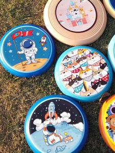[iRojak] Flying Saucers Soft Frisbee Throwing Disc Flying Disc Toy Kids Outdoor Toys 儿童飞盘 Mainan Budak - BT346