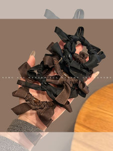WENZHU | Simple Bow Hair Ties for Bun Hairstyles
