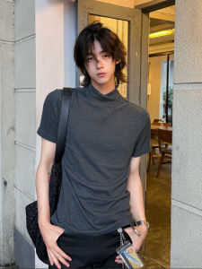 ZHUOCAN | Áo Thun Tay Ngắn Form Slim Fit Mở Rút 1/2
